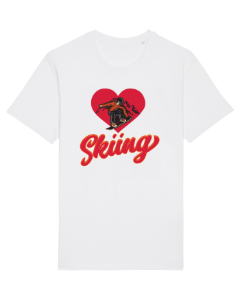 Sporturi de iarnă - Love skiing White