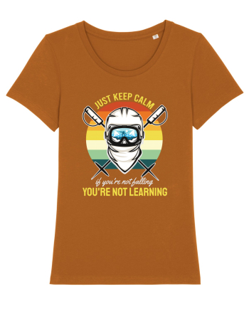 Sporturi de iarnă - Not falling - not learning Roasted Orange