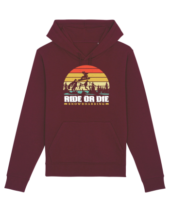 Sporturi de iarnă - Ride or die Burgundy