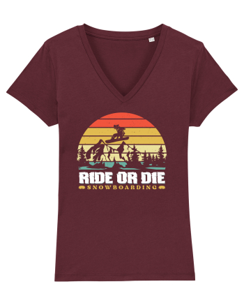 Sporturi de iarnă - Ride or die Burgundy
