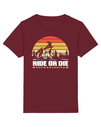 Sporturi de iarnă - Ride or die Burgundy