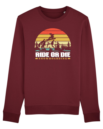 Sporturi de iarnă - Ride or die Burgundy