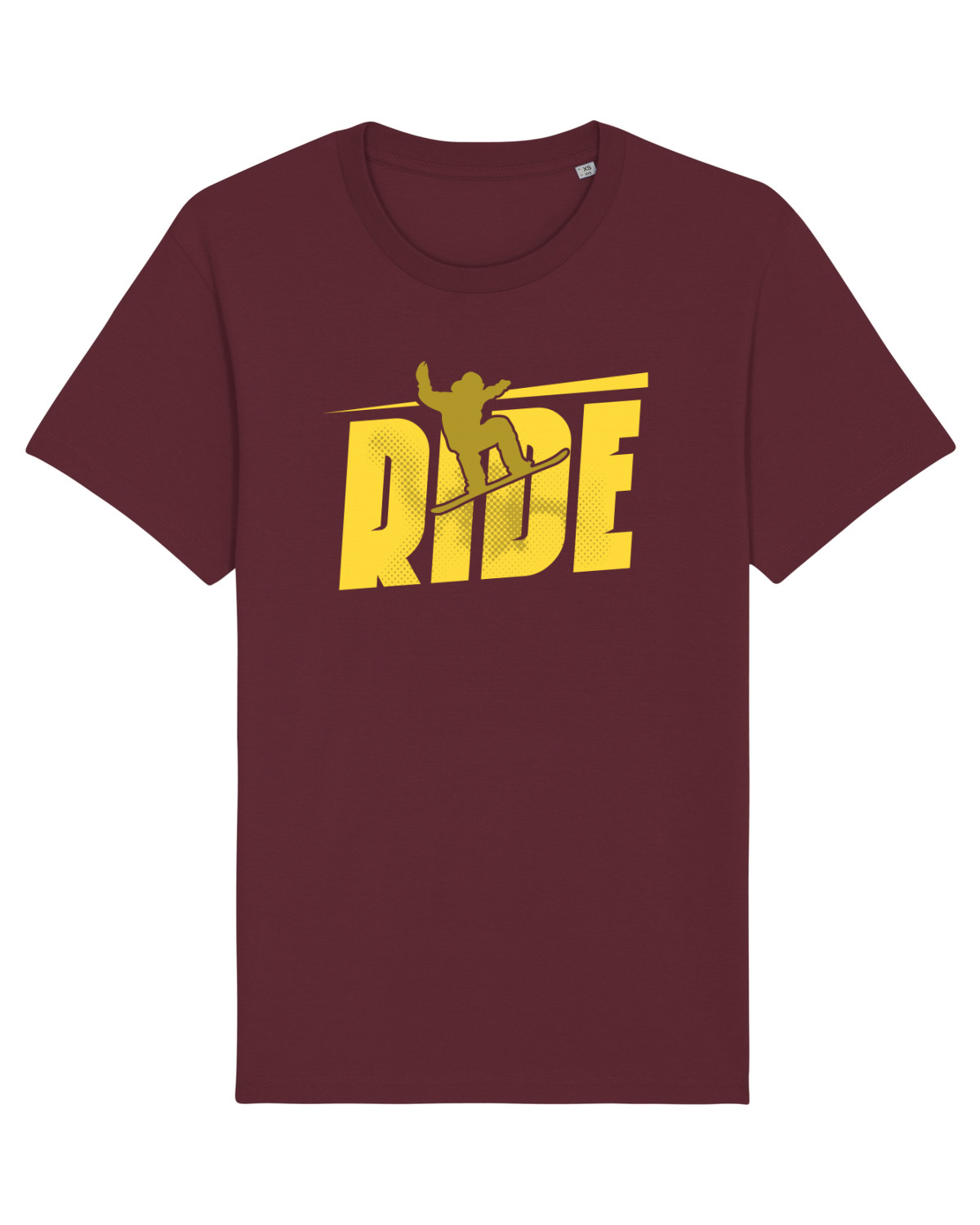 Tricou mânecă scurtă Unisex Rocker Burgundy