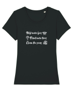 Bees, Trees, Seas Tricou mânecă scurtă guler larg fitted Damă Expresser