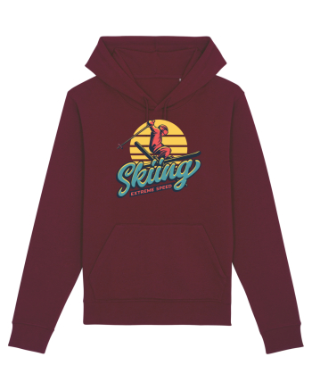 Sporturi de iarnă - Skiing - extreme speed Burgundy