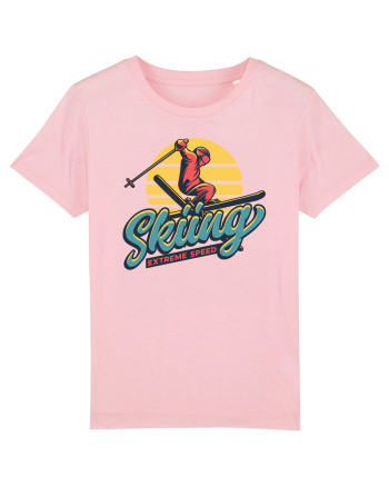 Sporturi de iarnă - Skiing - extreme speed Cotton Pink