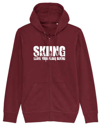 Sporturi de iarnă - Skiing - leave your fears behind Burgundy