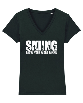 Sporturi de iarnă - Skiing - leave your fears behind Black