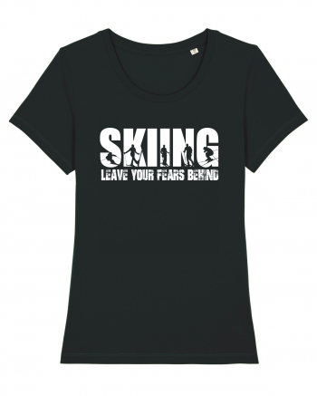 Sporturi de iarnă - Skiing - leave your fears behind Black