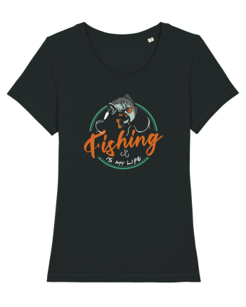 Fishing is my life Black
