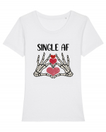 Single AF Tricou mânecă scurtă guler larg fitted Damă Expresser