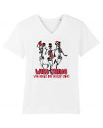 Wild Thing You Make My Heart Sing Tricou mânecă scurtă guler V Bărbat Presenter