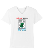 Spălare de bani Tricou mânecă scurtă guler V Bărbat Presenter