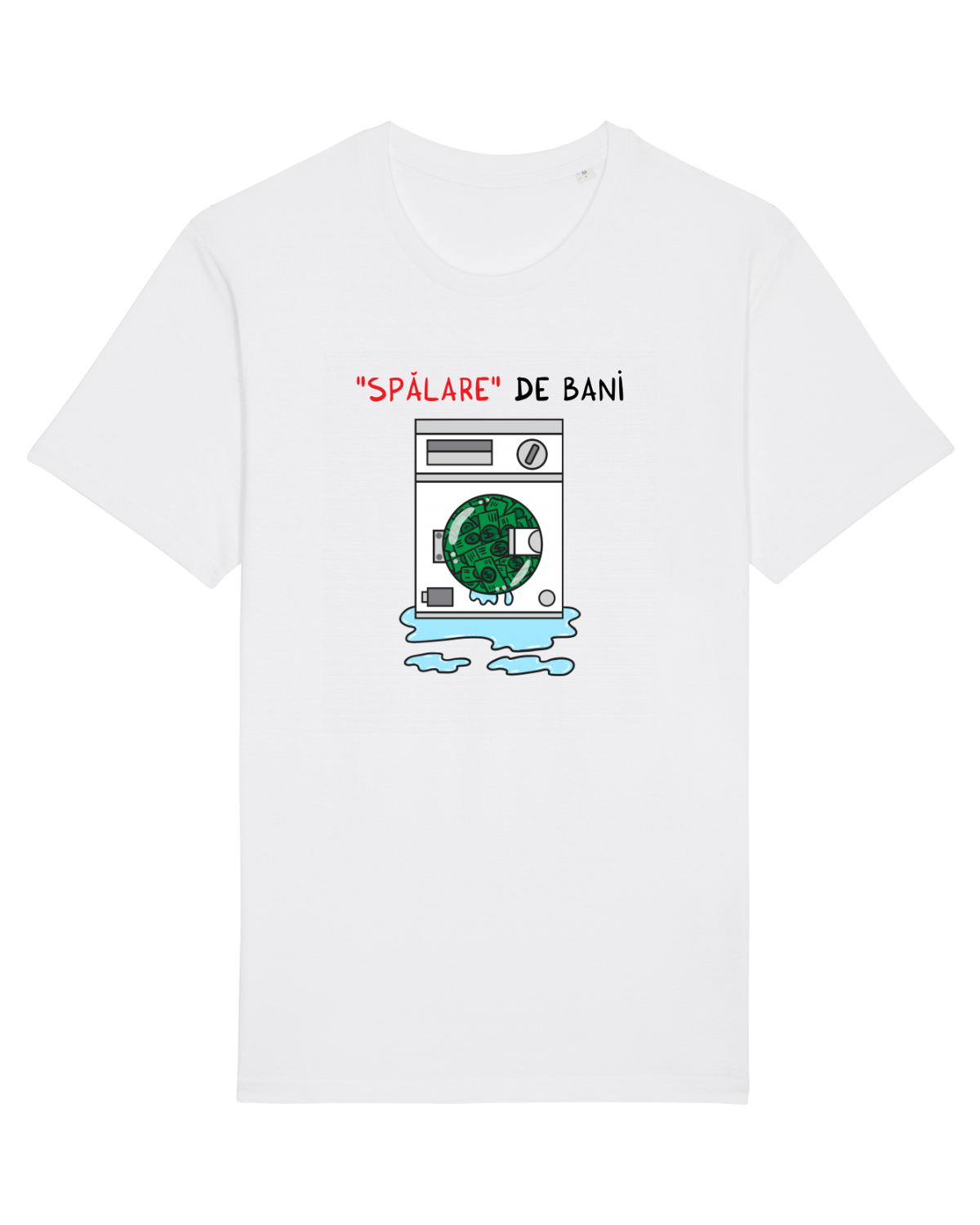 Tricou mânecă scurtă Unisex Rocker White