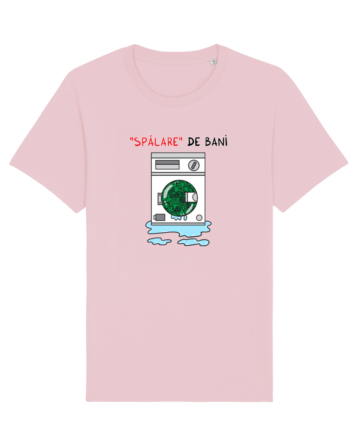 Tricou mânecă scurtă Unisex Rocker Cotton Pink