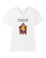 Am făcut pace cu demonii mei Tricou mânecă scurtă guler V Bărbat Presenter