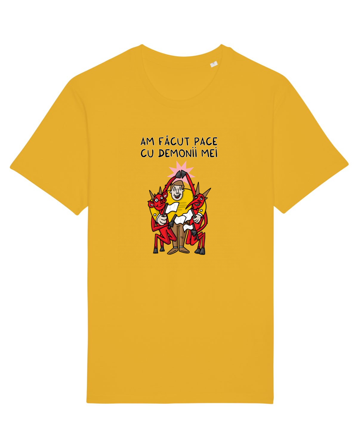 Tricou mânecă scurtă Unisex Rocker Spectra Yellow