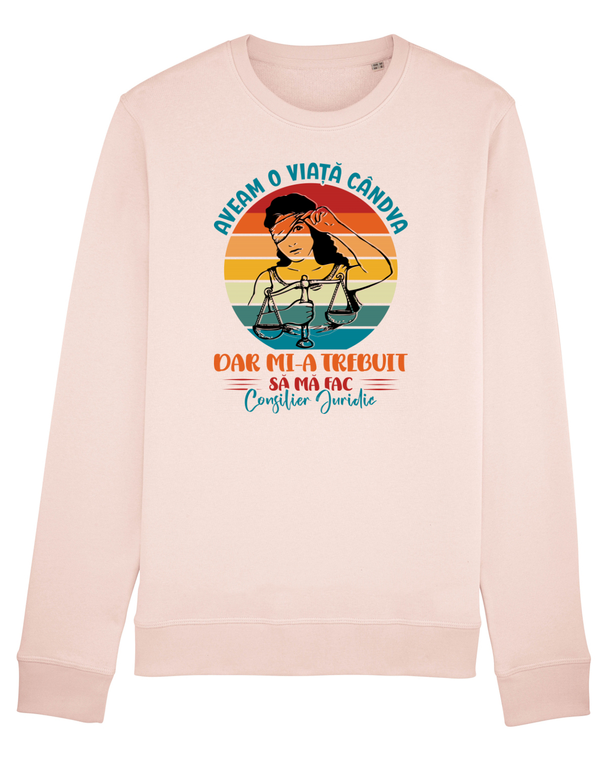 Bluză mânecă lungă Unisex Rise Candy Pink