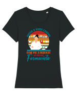M-am făcut farmacistă Tricou mânecă scurtă guler larg fitted Damă Expresser