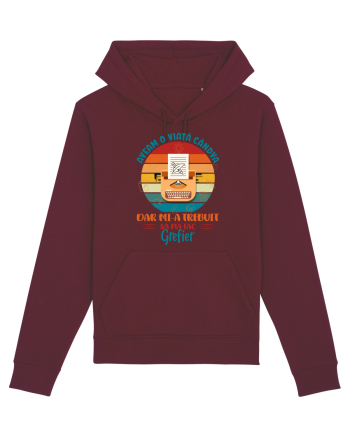 M-am făcut grefier Burgundy