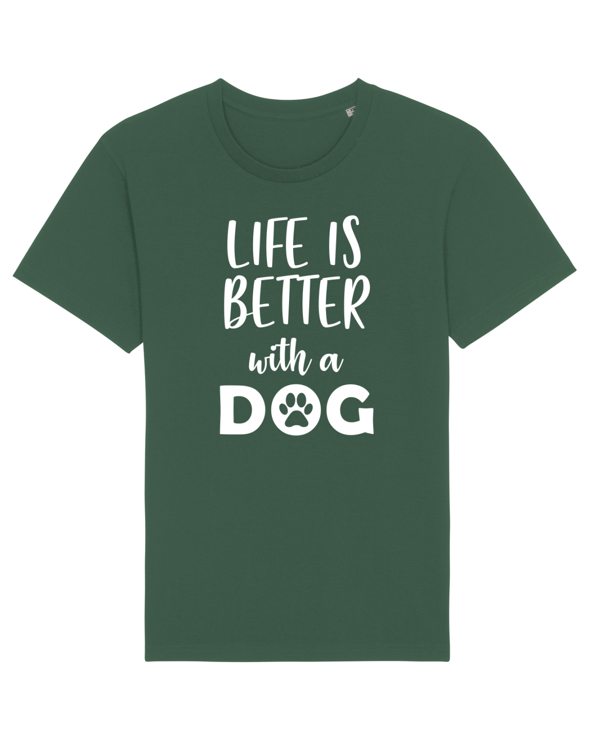 Tricou mânecă scurtă Unisex Rocker Bottle Green