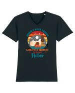 M-am făcut notar Tricou mânecă scurtă guler V Bărbat Presenter