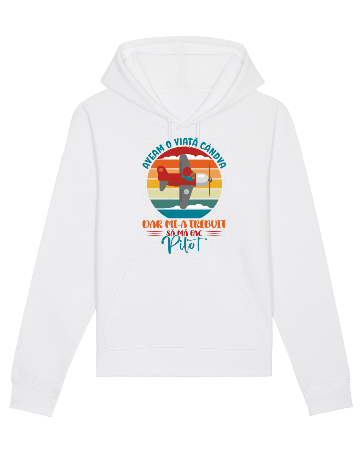 Hanorac Unisex Drummer White
