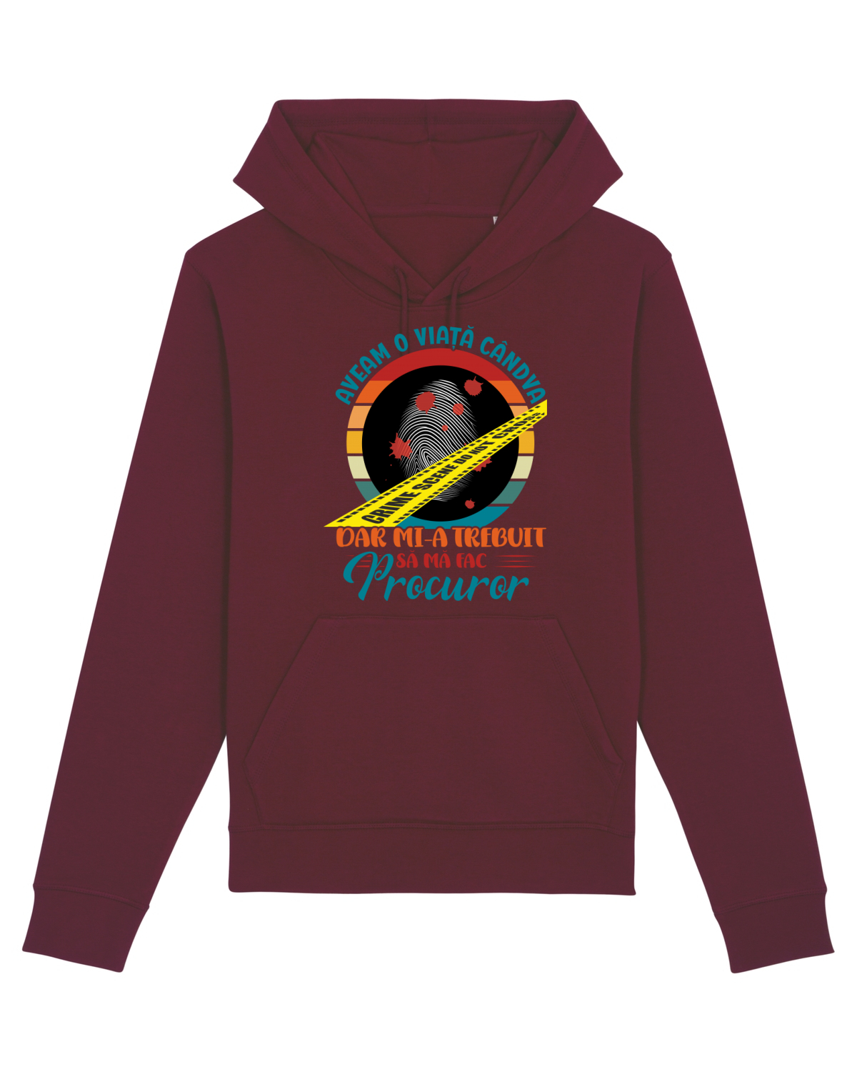 Hanorac Unisex Drummer Burgundy