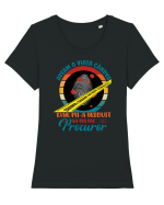 M-am făcut procuror Tricou mânecă scurtă guler larg fitted Damă Expresser