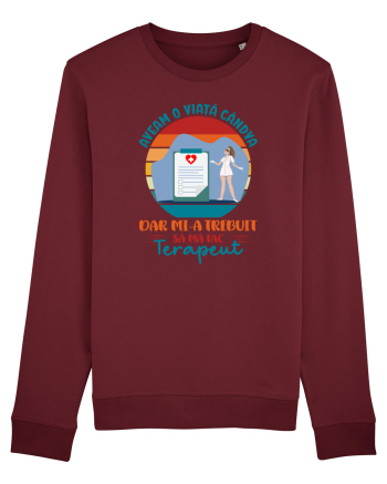 M-am făcut terapeut v1 -ea Burgundy