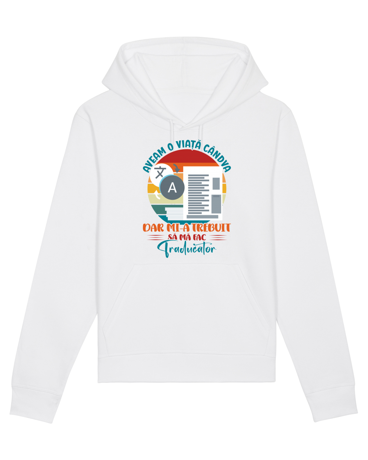 Hanorac Unisex Drummer White