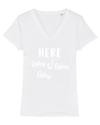 Here fishy fishy fishy White
