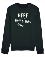 Here fishy fishy fishy Bluză mânecă lungă Unisex Rise