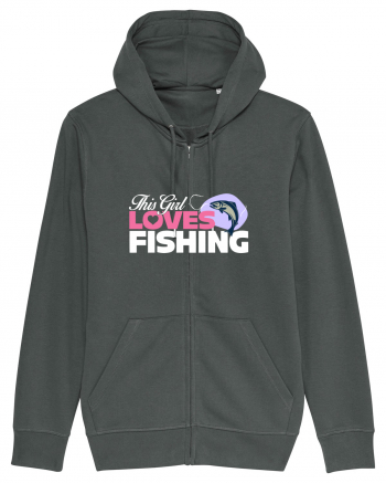 This girl loves fishing Anthracite