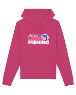 This girl loves fishing Hanorac Unisex Drummer