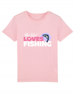 This girl loves fishing Tricou mânecă scurtă  Copii Mini Creator