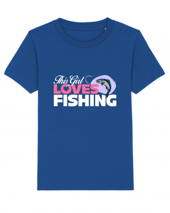 This girl loves fishing Majorelle Blue