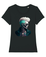 Skeleton King Tricou mânecă scurtă guler larg fitted Damă Expresser