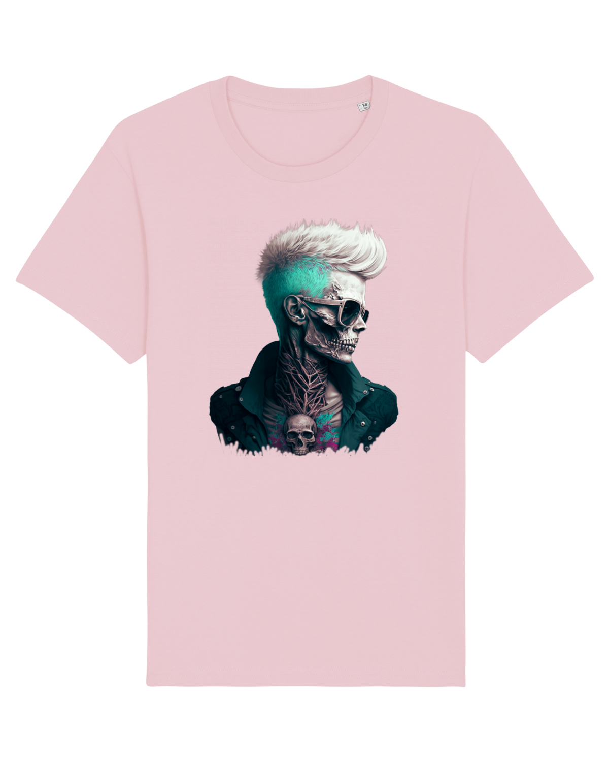 Tricou mânecă scurtă Unisex Rocker Cotton Pink