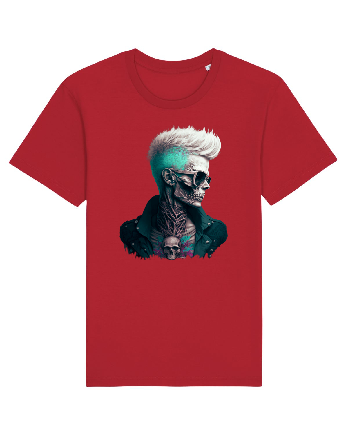 Tricou mânecă scurtă Unisex Rocker Red