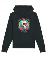 All You Need Is Love Valentine Skull Hanorac Unisex Drummer