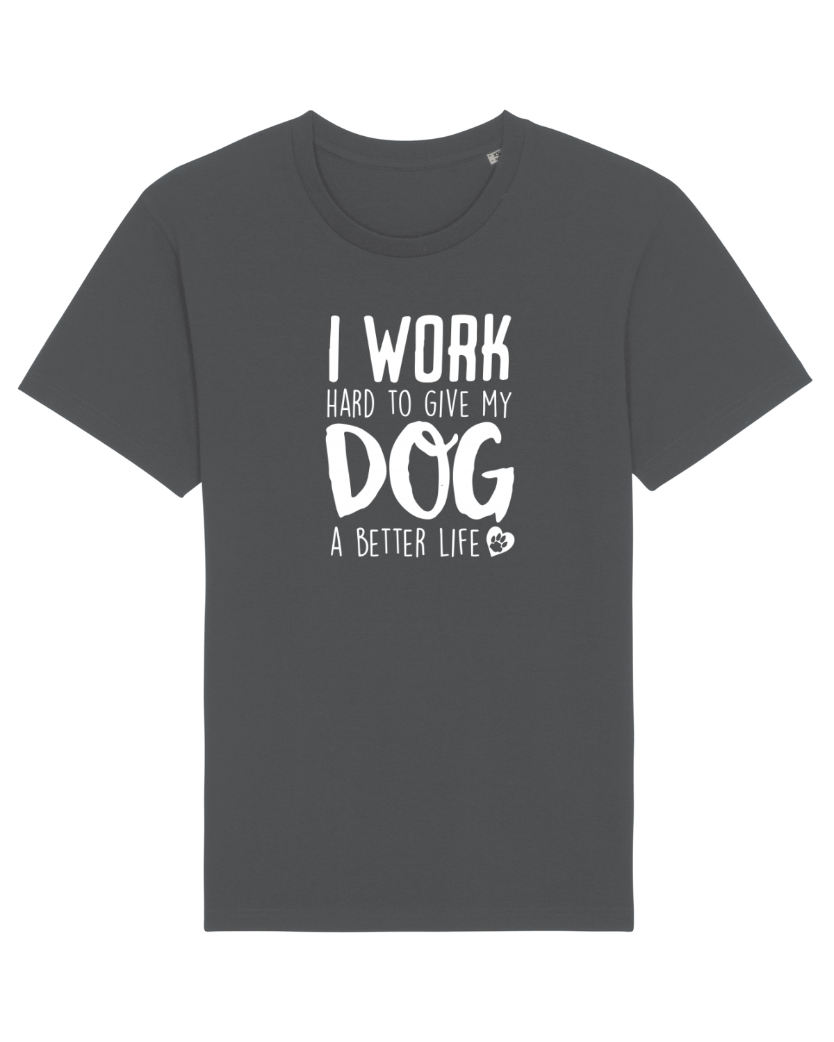 Tricou mânecă scurtă Unisex Rocker Anthracite
