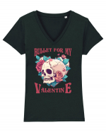 Bullet For My Valentine Skull Tricou mânecă scurtă guler V Damă Evoker