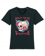 Bullet For My Valentine Skull Tricou mânecă scurtă guler V Bărbat Presenter