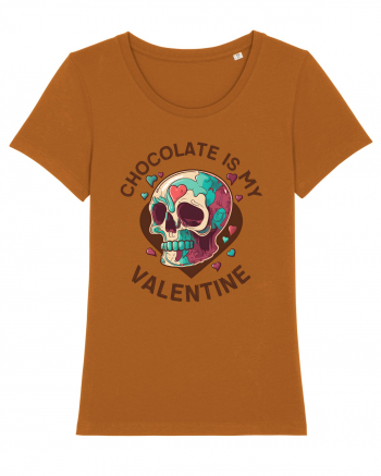 Chocolate Is My Valentine Skull Roasted Orange