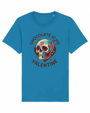 Chocolate Is My Valentine Skull Azur