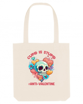 Cupid Is Stupid Anti Valentine Skull Natural