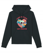 Cupid Is Stupid Anti Valentine Skull Hanorac Unisex Drummer