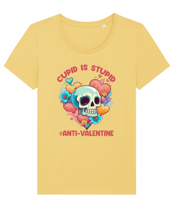 Cupid Is Stupid Anti Valentine Skull Jojoba