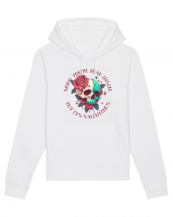 Dead Inside But It's Valentine Skull White